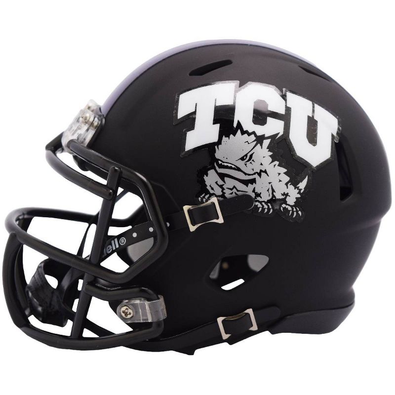 NCAA TCU Horned Frogs 4.5&#34;x5&#34; Speed Mini Helmet, 3 of 4