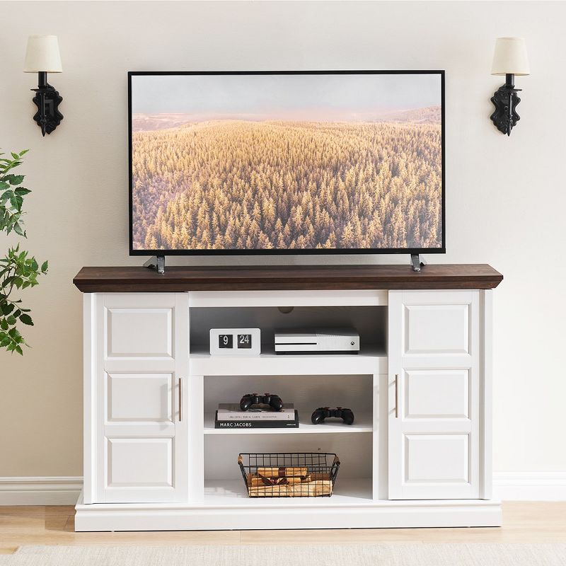 Whizmax LED TV Stand for 65 Inch TV, Entertainment Center with Adjustable Shelf for Living Room, Bedroom, 3 of 10