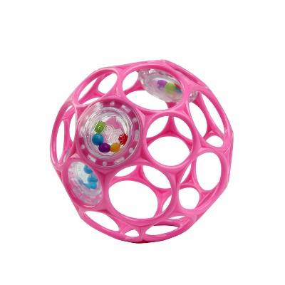 Oball Toy Ball Rattle - Pink