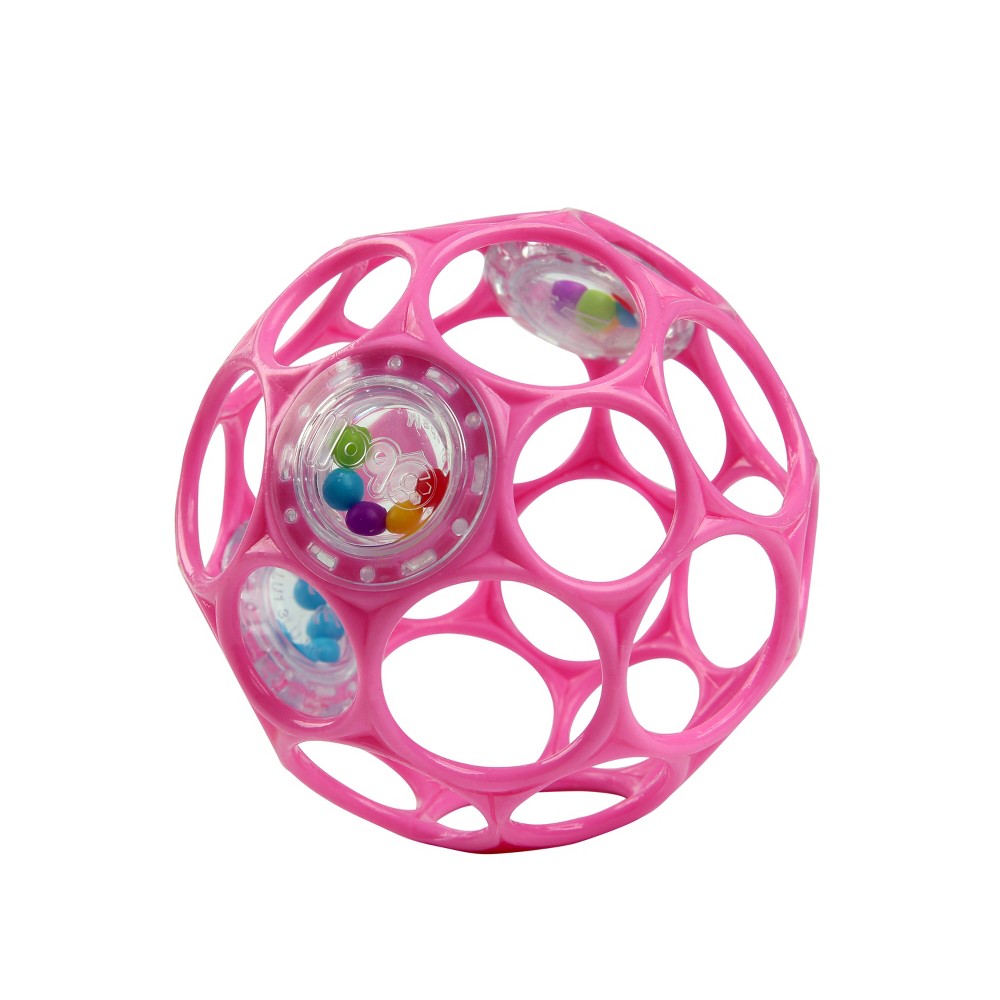 Photos - Rattle / Teether Bright Starts Oball Toy Ball Rattle - Pink 