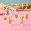 Blue Panda 5 Pack Shot Glasses Set with Cactus Designs for Bachelorette, Western, and Fiesta Themed Party (2 oz) - 4 of 4