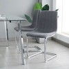 CAVINAS 18.11" Modern Upholstery Dining Chairs,Set of 2/4,Accent Dining Room Chairs with L-Shaped Metal Legs,Dining Furniture Chair - 2 of 4