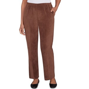 Alfred Dunner Women's Classic Corduroy Elastic Waist Short Length Pant - 1 of 4