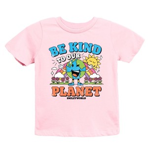 The Juniper Shop SmileyWorld Be Kind To Our Planet Rainbow Youth Short Sleeve Tee - 1 of 4