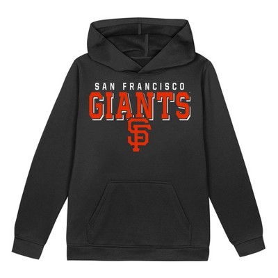 MLB San Francisco Giants Boys' Poly Hooded Sweatshirt