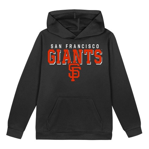 MLB San Francisco Giants Boys' Poly Hooded Sweatshirt - image 1 of 1