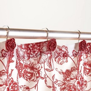 The Lakeside Collection Toile Garden Bath Collection - Shower Curtain - 1 of 4