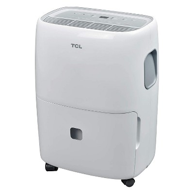 TCL 50D91 Home Smart 50 Pint Dehumidifier with App Voice Control for Basement Bedroom with Auto-Defrost/Auto-Restart, 4,500 Square Foot Range, White