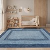 10x13 Braided Boho Area Rug, Large Non-Slip Washable Farmhouse Rug with Geometric Border - 3 of 4