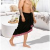 HAPPY BAY Men's Swimwear Beachwear Summer Wrap Sarong One Size Geometric Red - 4 of 4