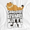 Garfield Movie Lovable Kitty Cat Adult T-Shirt White - 2 of 4