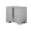 NicBex 2-Drawer Nightstand with Metal Handles, Modern Bedroom Storage Cabinet, Bedroom End Table, Dresser for Bedroom - 3 of 4
