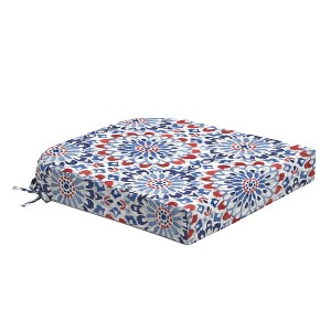 ARDEN Foam Outdoor Round Back Seat Cushion, 20 x 19, made with ProFoam, Rain-proof, Fade Resistant - 1 of 4