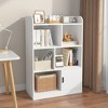 LIVAREEmlen Bookcase, Bookshelf with 6 Compartments, Freestanding Shelves and Cube Organizer, for Bedroom Living Room Office Closet School, White - 2 of 4