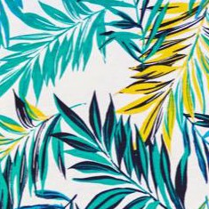 waterfall palm leaf