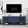 KWPZQEB TV Stand for TVs up to 60'', Entertainment Center with Storage Cabinets and 2 Drawers, Modern Media Console Table for Living Room - 4 of 4