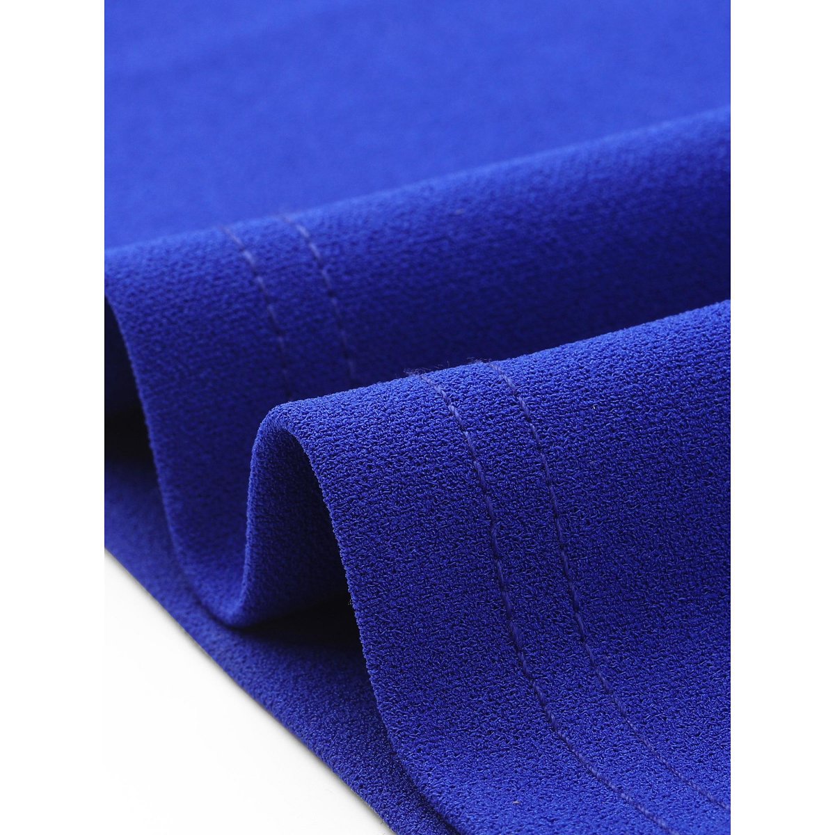 Женские платья INSPIRE CHIC Women's Stand Collar Tie Belted Waist Split Hem Work Sheath Dress Royal Blue X-Large — фото 4