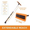 Snow Moover 55" Extendable Foam Snow Brush and Ice Scraper with Soft Grip - 3 of 4