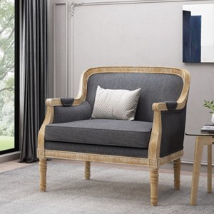 Christopher Knight Home Tamarisk French Country Fabric Upholstered Club Chair - 1 of 4