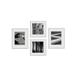 Haus and Hues Alden Gallery Wall Frame Set with Real Glass and Mat - 1 of 4