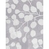 Cozy Living Silver Dollar Floral Runner Rug – Elegant Botanical Hallway & Entryway Accent Carpet, 21"X54" - 2 of 3