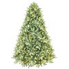 Resenkos Artificial 8ft Blue  Tint Christmas Tree with 3308 PE/PVC Mixed Branch Tips, 900L warm white led - 4 of 4