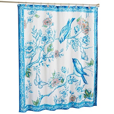 The Lakeside Collection Chinoiserie Bathroom Collection - Shower Curtain