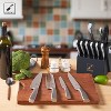 Knife Set,14-Piece Knife Sets for kitchen with block,Premium One-Piece Kitchen Knife Set with Sharpener,High Carbon Stainless Steel Knives Set,Black - 2 of 4