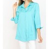 Women's The "one" Hidden Placket Shirt - habitat - 2 of 3