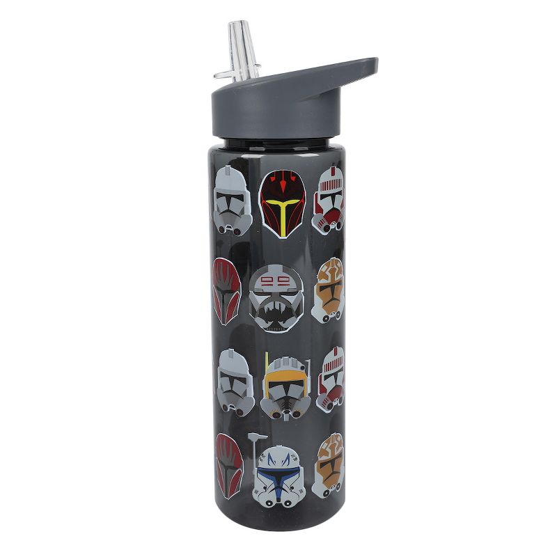 Star Wars Stormtroopers & Wookies 24 Oz Single Wall Gray Plastic Water Bottle, 4 of 5