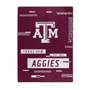 NCAA Texas A&M Aggies Digitized 60 x 80 Raschel Throw Blanket - 1 of 4