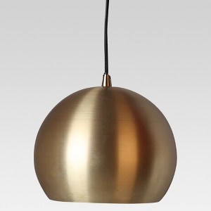 Modern Globe Pendant Ceiling Light Brass Lamp Only - Project 62