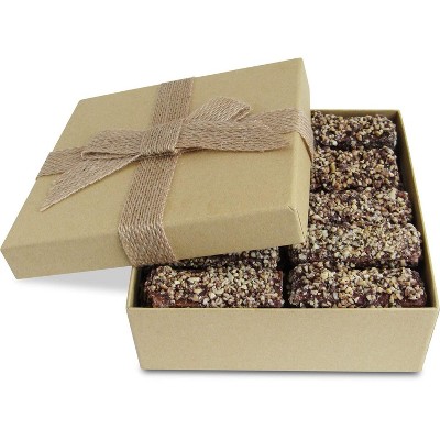 Gourmet Viennese Crunch Gift Box - by It's Delish  | 16 OZ Dark Chocolate and Nuts