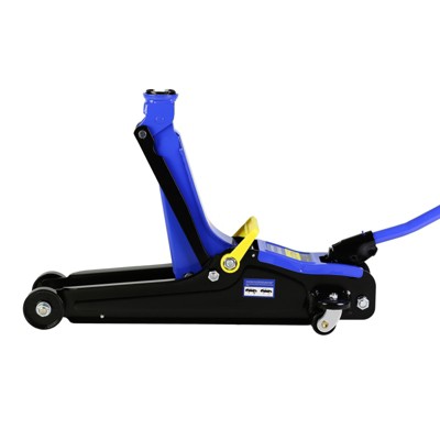 VisioGear Floor Jack, 2 Ton Low Profile Floor Jack with Single Piston Quick Lift Pump, Black&Blue, 22.19"*8.7"*5.24"
