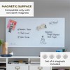 ECR4Kids MessageStor Magnetic Dry-Erase Glass Board with Magnets, 18in x 36in, 1 - 3 of 4