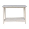 Shaker Console Table Unfinished - International Concepts : Target