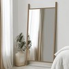 MAYEERTY Full-Length Mirror Solid Wood Ladder Rectangle Walnut 63x24x1in No Stand - 4 of 4