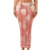 Slickblue Plus Size Sunburned Mineral Wash Skirt Set, Tube Dress & Crop Top Two-Way Wear, Bodycon Mocha, Size S-L - 3 of 4