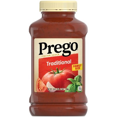 Prego Pasta Sauce Traditional Italian Tomato Sauce - 45oz : Target