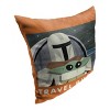 Disney Star Wars The Mandalorian Traveling Buddies Throw Pillow 18x18 Inches - 2 of 2
