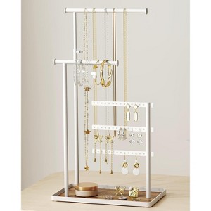 Adjustable Sturdy Jewelry Hanger for Necklaces, Earrings, Bracelets, Rings, Jewlery Display and Storage - 1 of 4