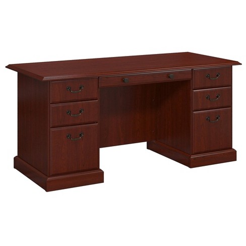 Bennington Manager S Desk From Kathy Ireland Home Bush Furniture