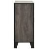 vidaXL Metal and MDF Storage Cabinet with Shelf, Urban Industrial Design, Gray, Dimensions 28.3"x14.2"x32.3", Assembly Required - 4 of 4