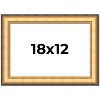 PosterPalooza | Traditional Gold Picture Frame - UV Acrylic, Backing Board, Hanging Hardware Included - 2 of 4