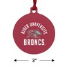 Rider University Broncs Logo Aluminum Holiday Christmas Tree Ornament - 3 of 4