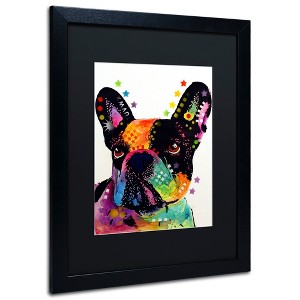 Trademark Fine Art -Dean Russo 'French Bulldog' Matted Framed Art - 1 of 4