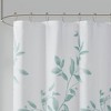 PAGED Burnout Printed Shower Curtain,Shower Curtains with 12 Button Holes for Bathroom,Machine Washable - 3 of 4