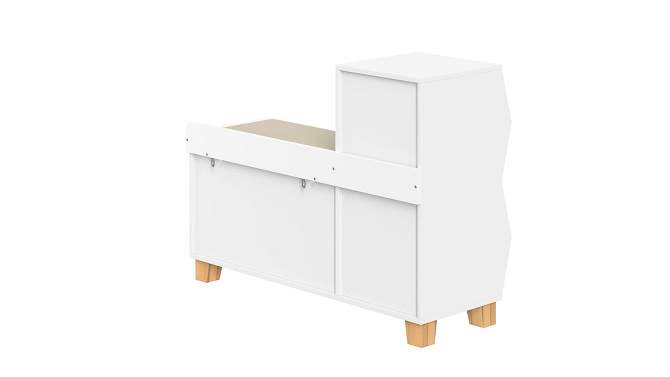 Kids&#39; Catch-All Storage Bench White - RiverRidge Home, 2 of 11, play video