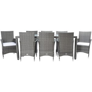 Hailee Dining Set - Outdoor - PAT7704 - Safavieh - 1 of 4