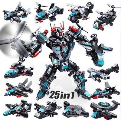 VATOS Robot STEM Building Toy, 577 PCS 25 in 1 STEM ABS Construction Learning Toy for Children Ages 6-12